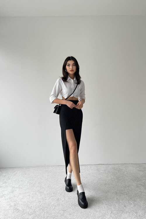 Maisie Slit Pencil Skirt