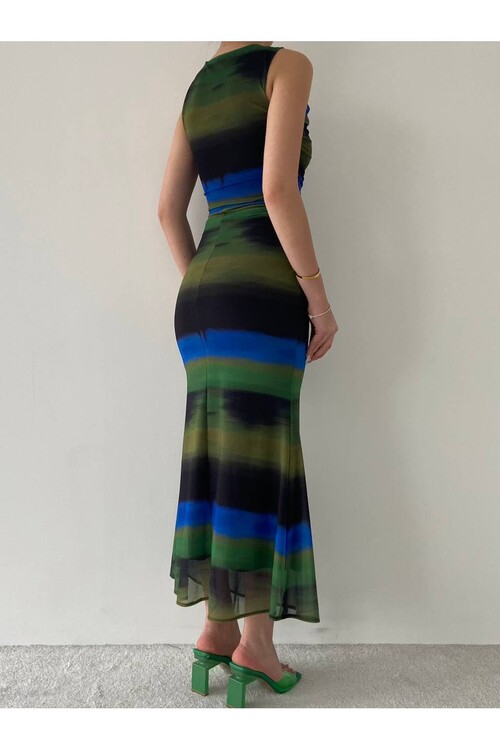 Pelican Transparent Dress