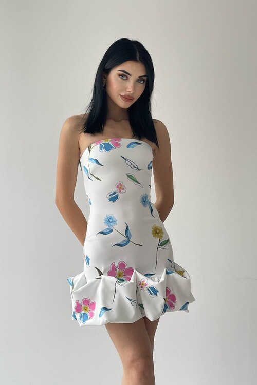 Katiana Strapless Mini Dress