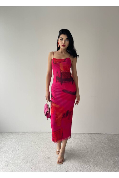 Stenna Strap Midi Dress