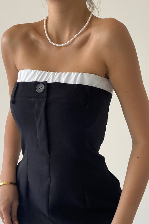 Britney Chest Detailed Jumpsuit