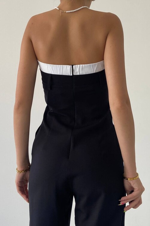 Britney Chest Detailed Jumpsuit