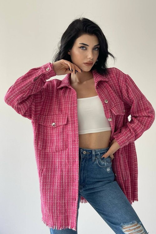 Colorful Tweed Shirt