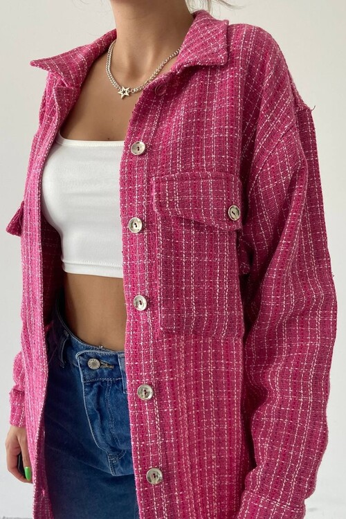 Colorful Tweed Shirt