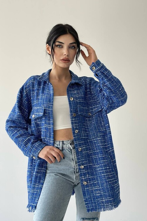 Colorful Tweed Shirt