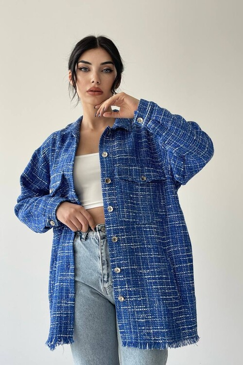 Colorful Tweed Shirt