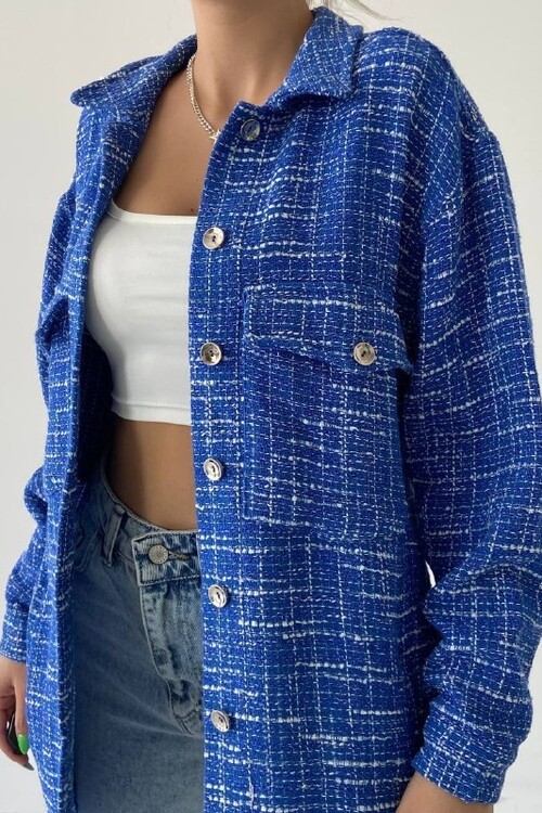 Colorful Tweed Shirt