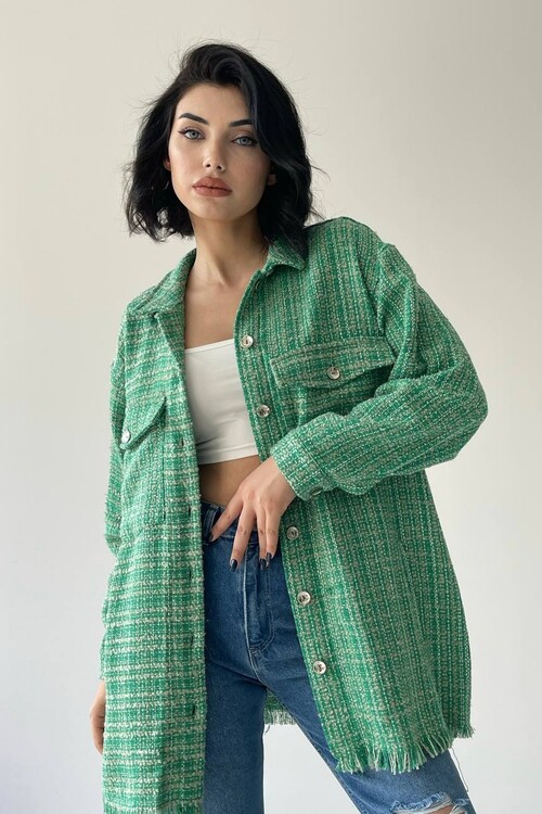 Colorful Tweed Shirt