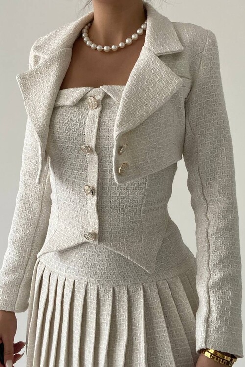 Tweed Suit with Carmilla Jacket