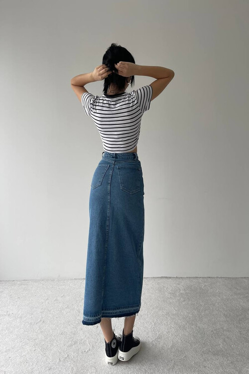 Celine Jean Skirt