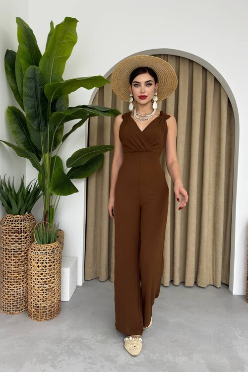 Belgra BackRing Detailed Jumpsuit
