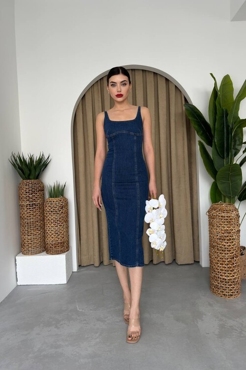 Edina Jean Strappy Midi Dress