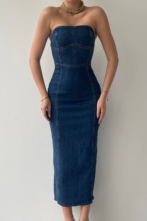 Nomi Jean Straplez Elbise