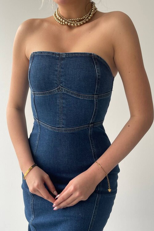 Nomi Jean Straplez Elbise