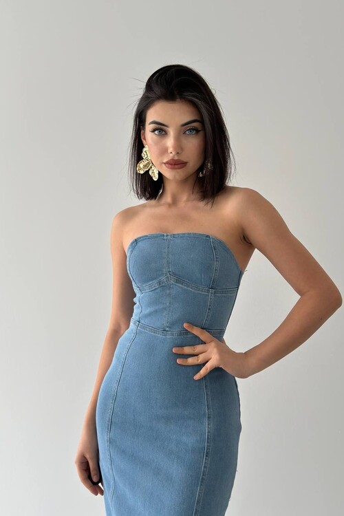 Nomi Jean Straplez Elbise