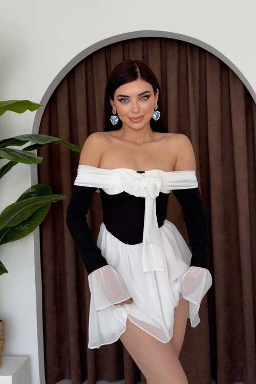 Smith Bow Strapless Dress