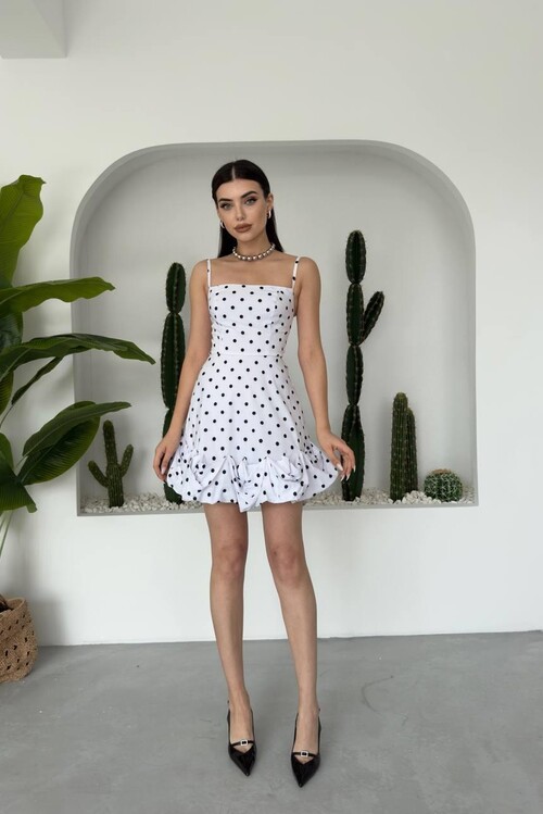 Ande İp Askılı Elbise