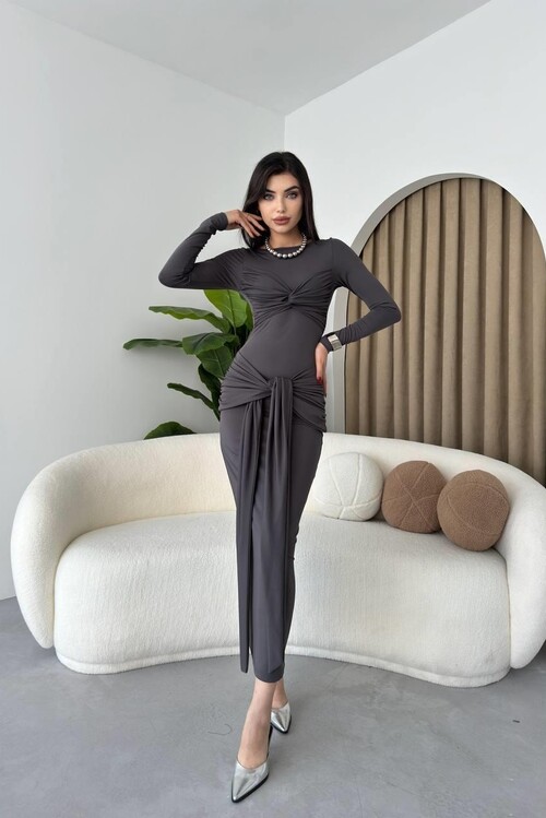 Bergamo Önden Bağlamalı Elbise