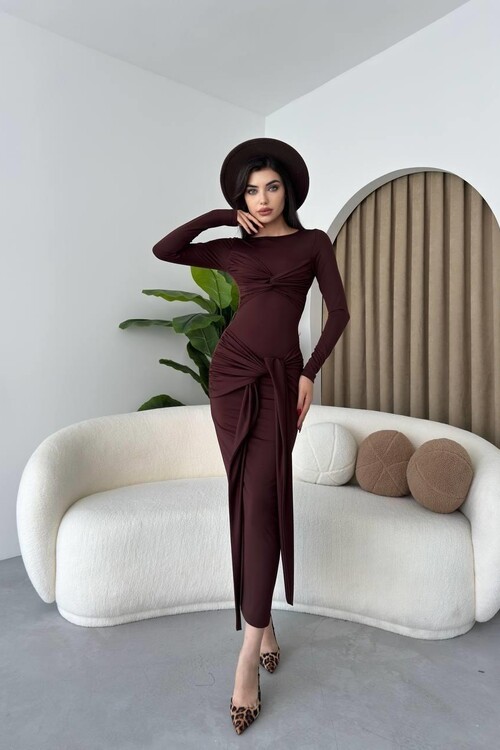 Bergamo Önden Bağlamalı Elbise