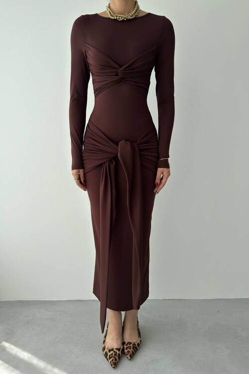 Bergamo Önden Bağlamalı Elbise