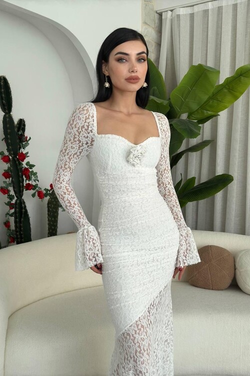 Joha Rose Detailed Dress