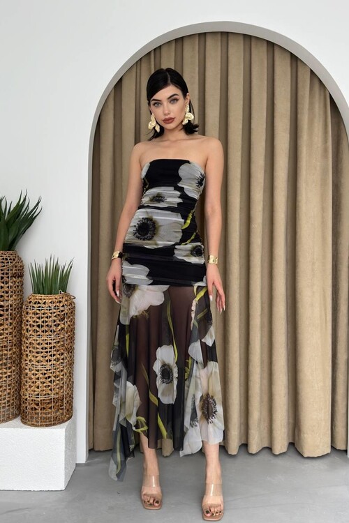 Lottie Straplez Elbise