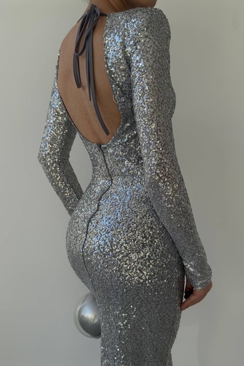 Luke Sequin Sequin Dress