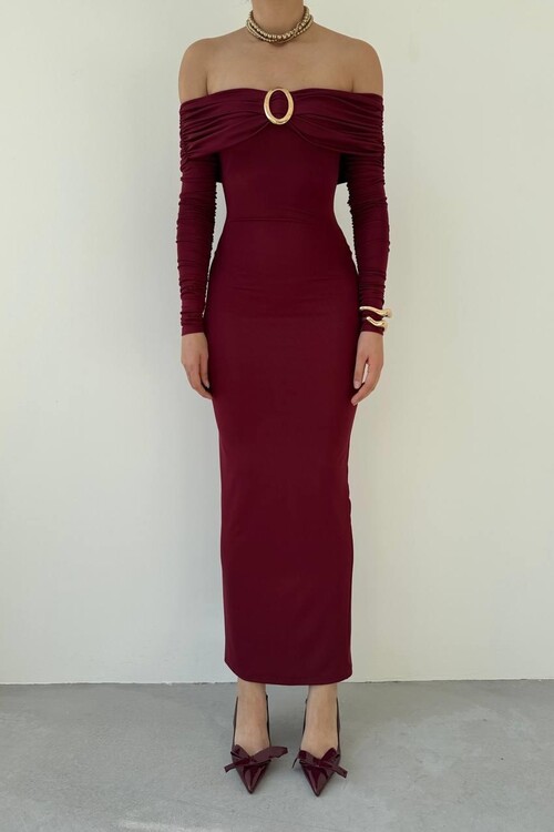 Maca Straplez Elbise