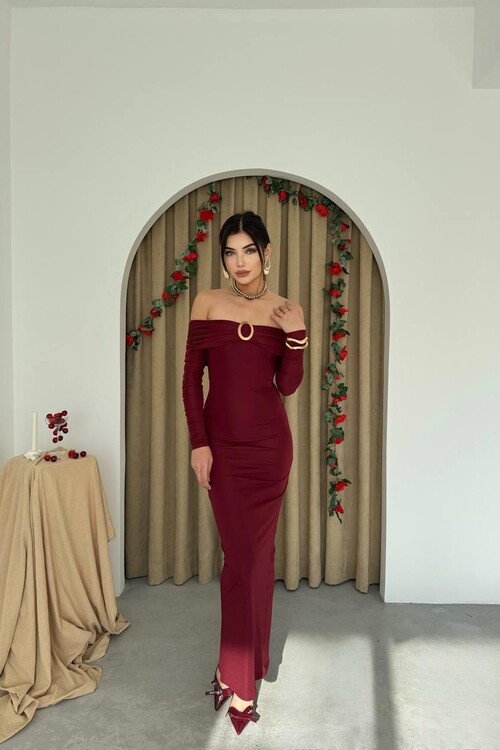 Maca Straplez Elbise