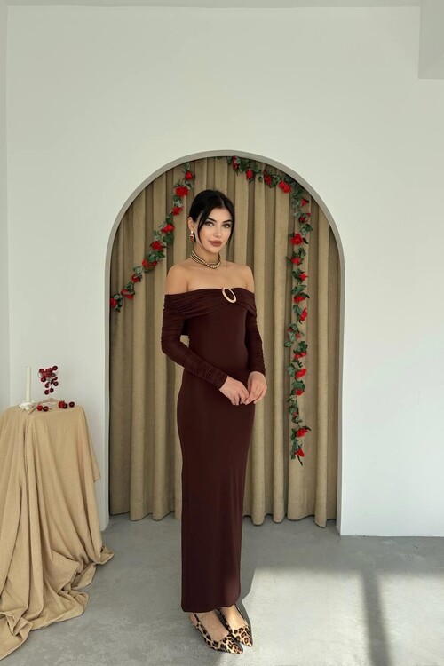 Maca Straplez Elbise