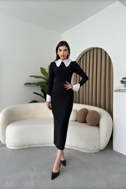 Noslen Bebe Yaka Elbise