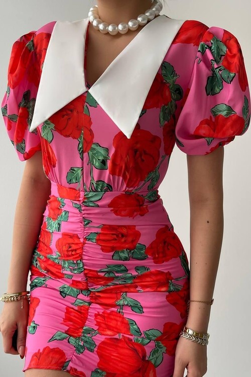 Perast Floral Detailed Dress