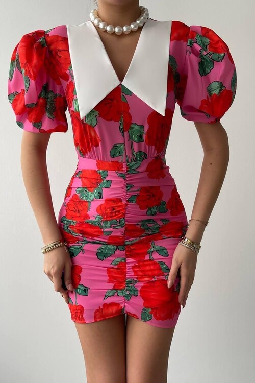 Perast Floral Detailed Dress