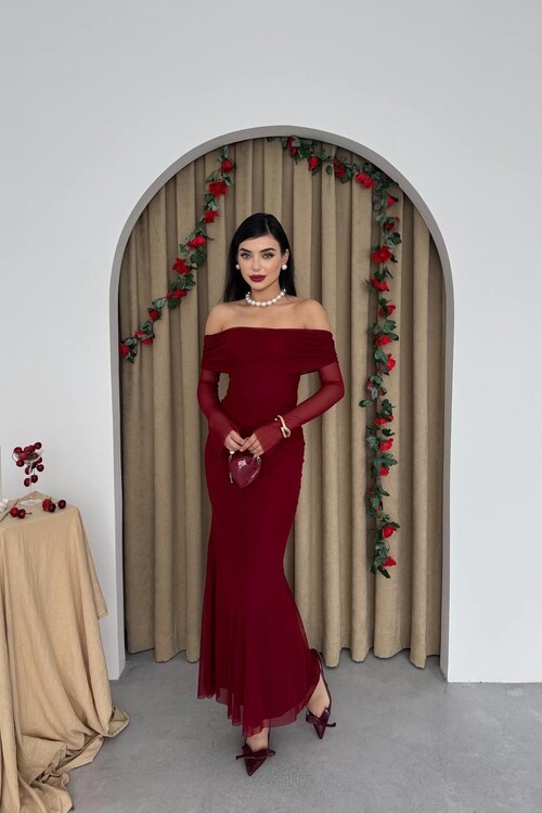 Tell Straplez Elbise