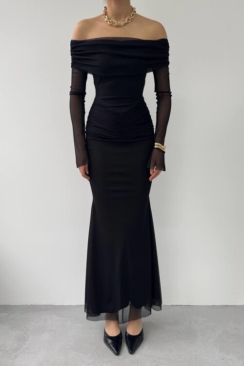 Tell Straplez Elbise