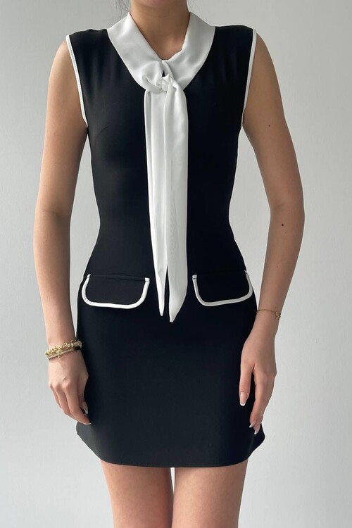 Area Fularlı Elbise