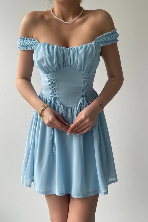 Aria Gathered Strap Dress