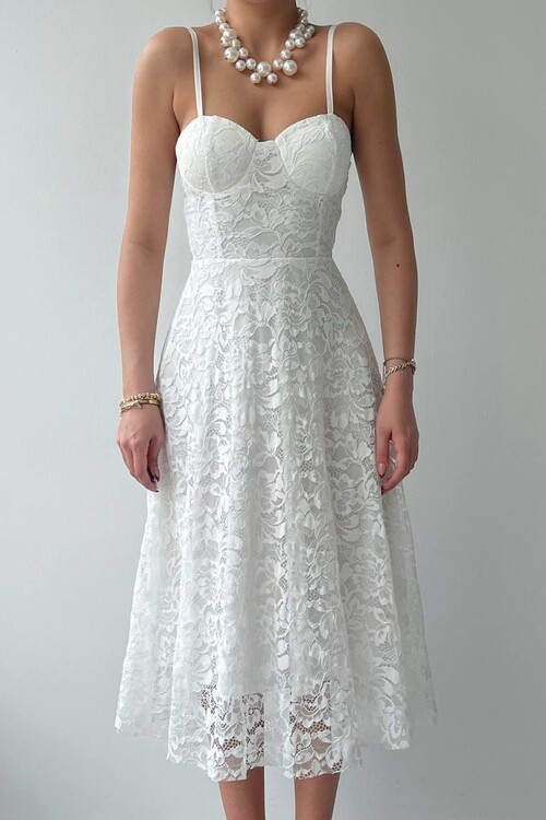 Astrid İp Askılı Elbise