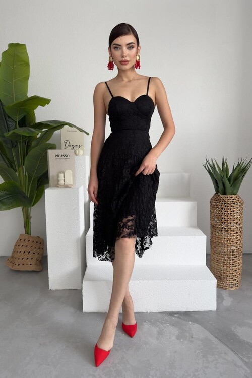 Astrid İp Askılı Elbise