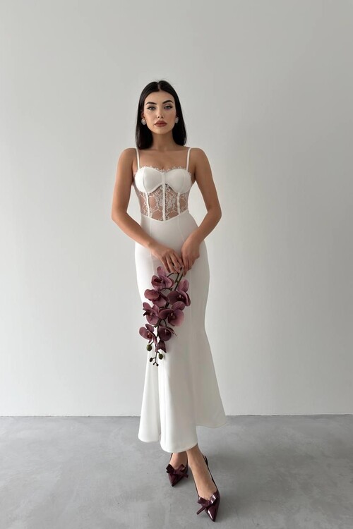 Begonia İp Askılı Elbise