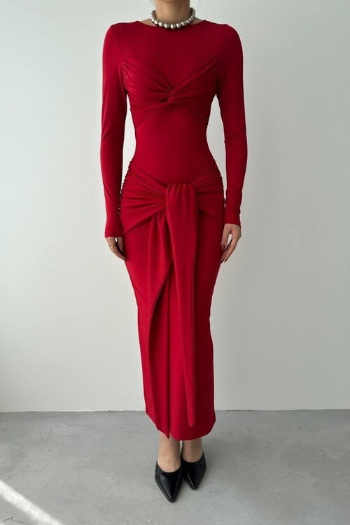 Bergamo Önden Bağlamalı Elbise