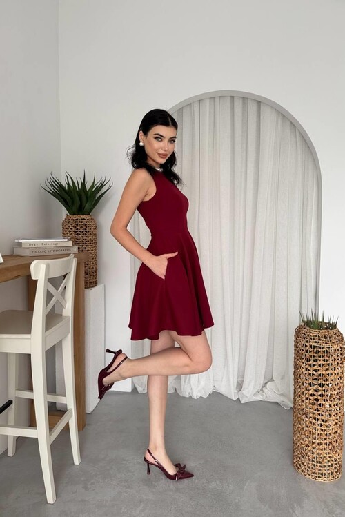 Berl Pocket Detailed Dress