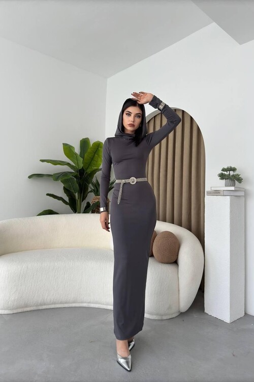 Capped Kapüşonlu Elbise