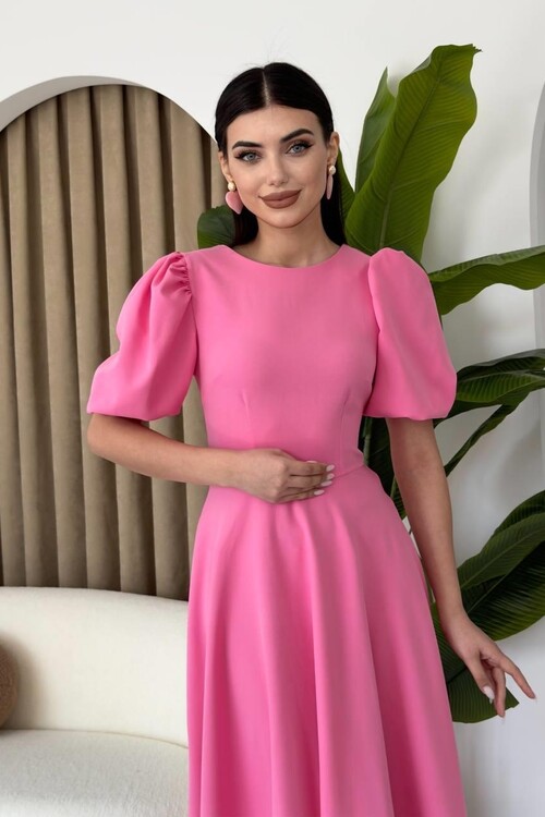 Catania Balloon Sleeve Dress