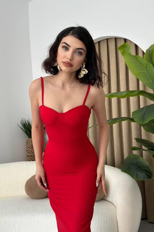 Chatelet Askılı Kalem Elbise