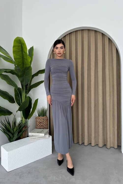 Costa Pile Detay Elbise