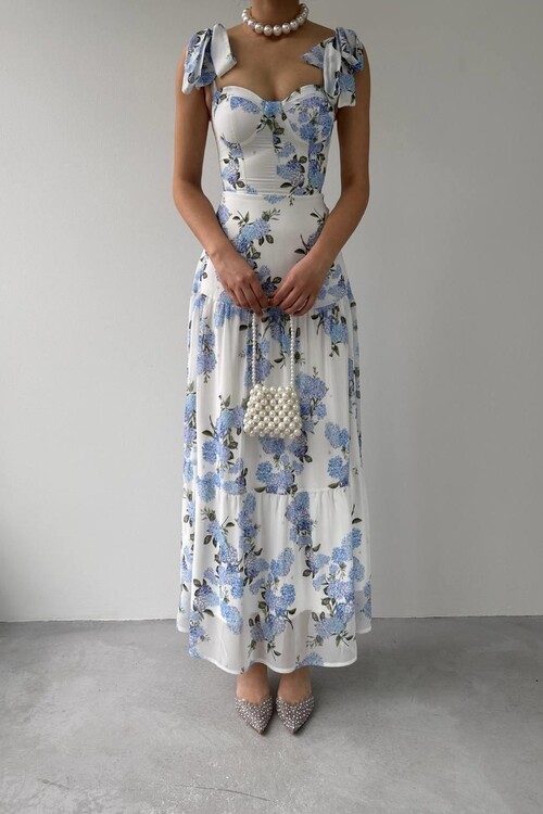 Elgans Shoulder Tie Dress