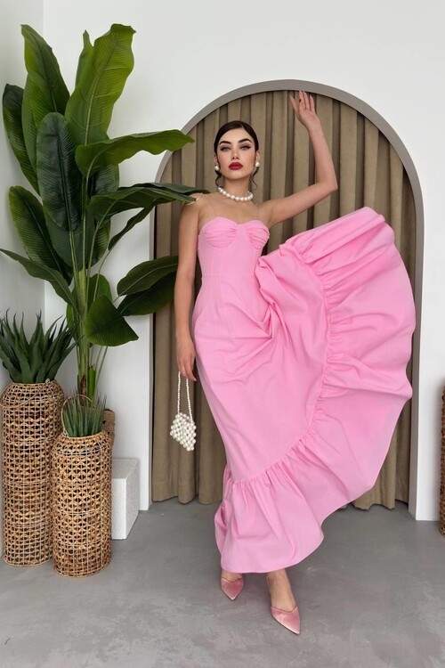 Elia İp Askılı Elbise