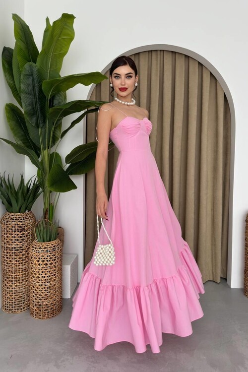 Elia İp Askılı Elbise