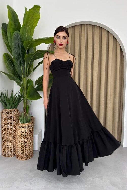 Elia İp Askılı Elbise